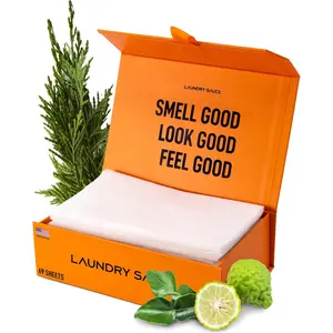 Laundry Dryer Sheets (Italian Bergamot), Luxury Fragrance, Contains Essential Oils, Softens Fabric, Removes Static Cling, Eco-Friendly Packaging, Travel Friendly, 69 Count