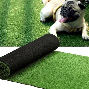 0.4 Inch 4FTX6FT Artificial Grass Turf Synthetic Fake Grass Mat, Indoor Outdoor Grass Carpet Rug, Custom Sized for Garden Lawn Landscape Balcony
