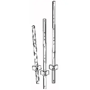 Mazeland  U-Channel Fence Post - 6 ft. Green - Pack of 5