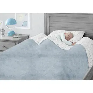 Inflatable Bed Rails for Toddlers & Kids with Foot Pump (2 Pack)