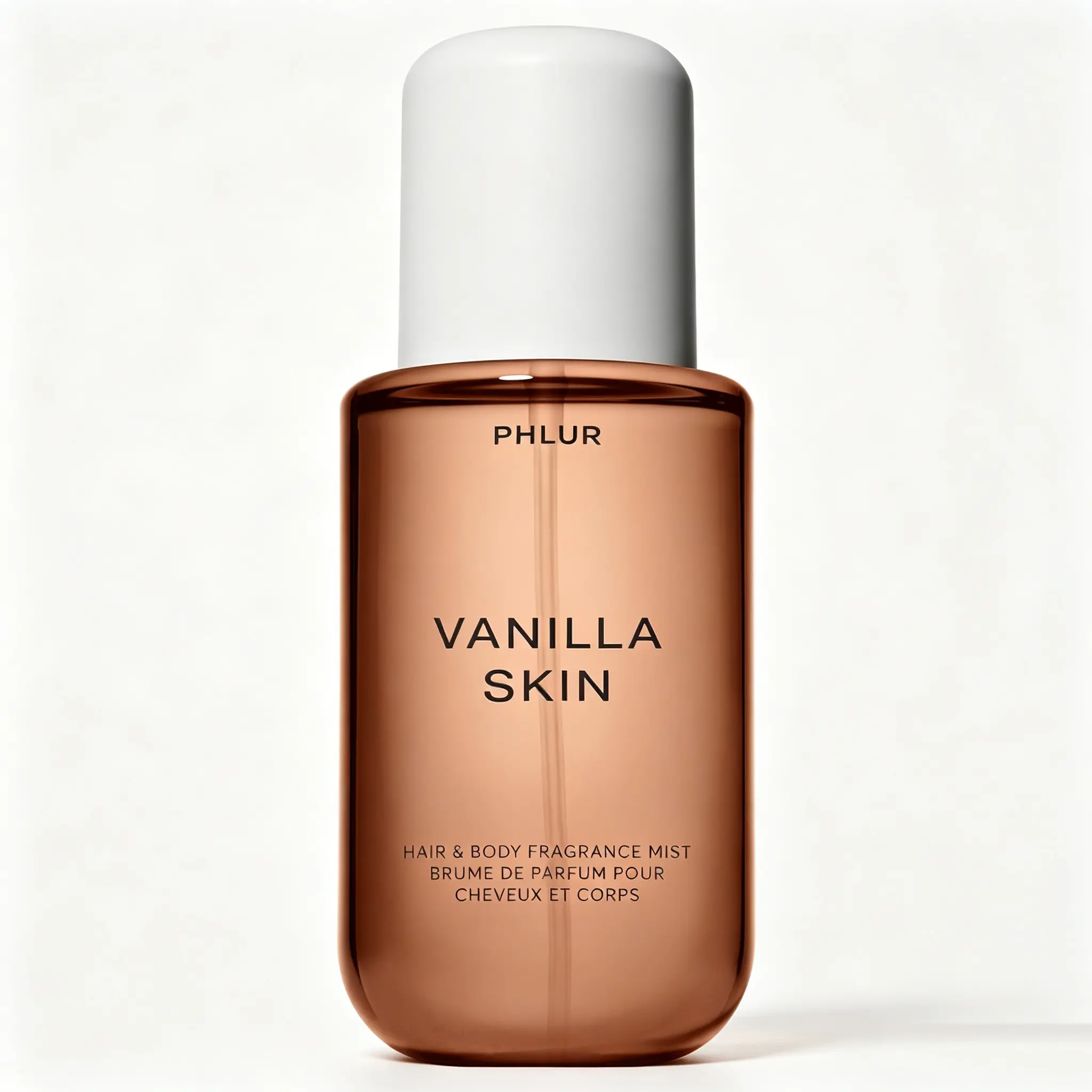 PHLUR Vanilla Skin Hair & Body Mist 8 FL OZ / 240ml for Women, Warm Vanilla Body Spray Infused with Pink Pepper, Cashmere Wood & Sandalwood Notes
