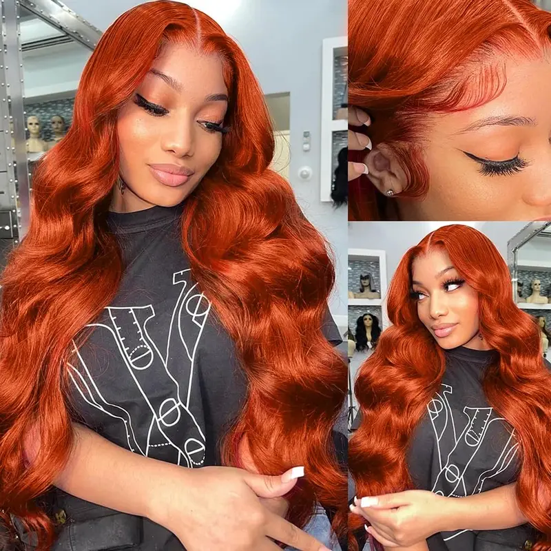 WeLove Brown Wig 13x6 HD Lace Front Wigs for Black Women  display picture 1