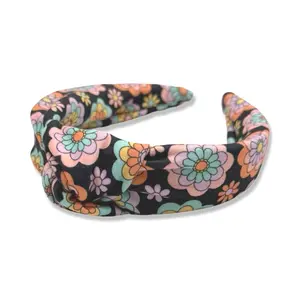 Electric Floral Hard Headband