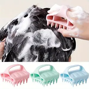 1 Pc Scalp Massaging Shampoo Brush – Silicone Hair Washing Brush – Shower Brush, Shampoo Scrubber for Men, Women, Scalp Stimulator