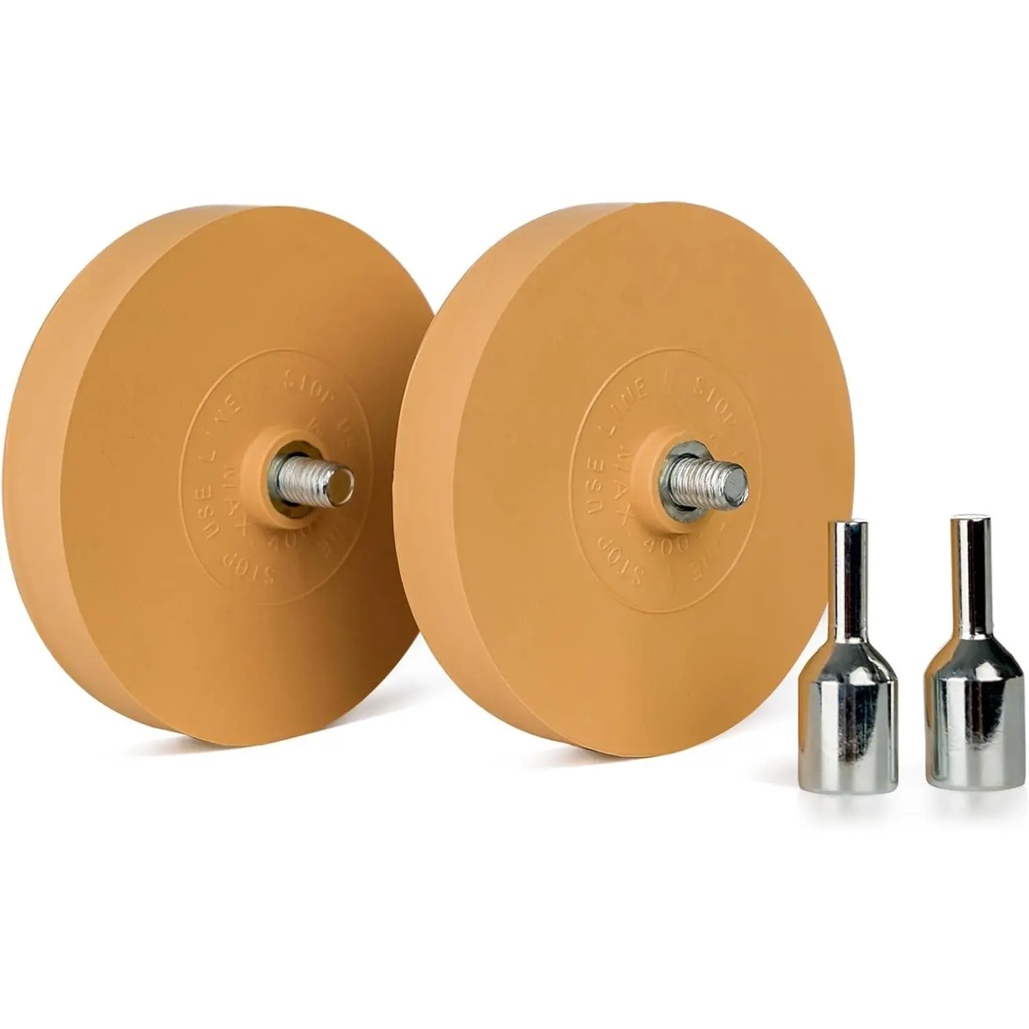 2 Pack 3.5 inch Eraser Wheel Decal Remover Eraser Wheel Adhesive Remover with Adapter Rubber Eraser Wheel for Drill Removes  Decal Vinyl Tape Graphics Pinstripe Sticker Remover