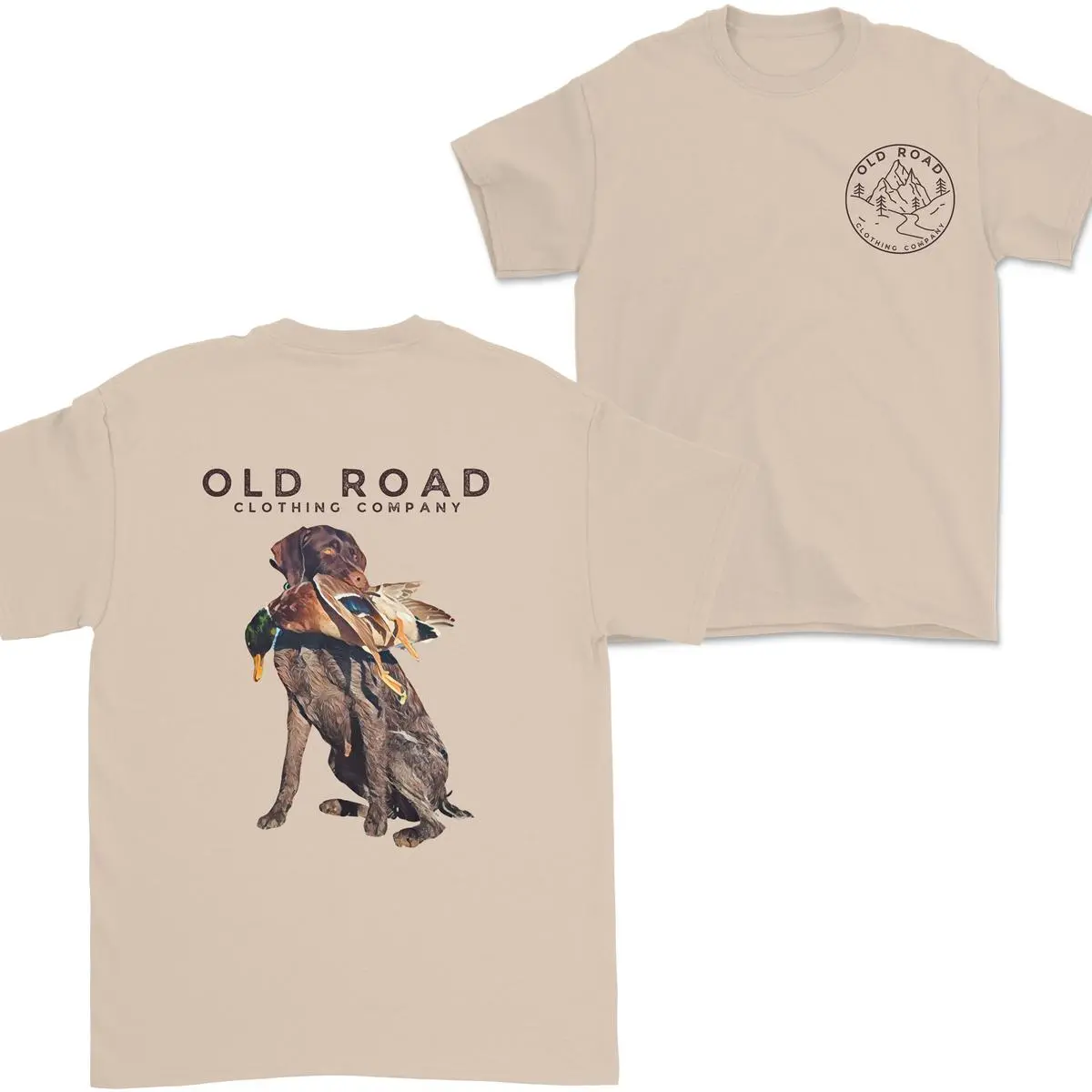 Gwp Tees, German Wirehaired Pointers Mens Bird Hunting Graphic Tees, For Men, For Women, summer tee