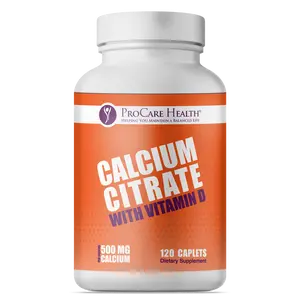 Calcium Citrate | Caplet | 500mg | 120 Count