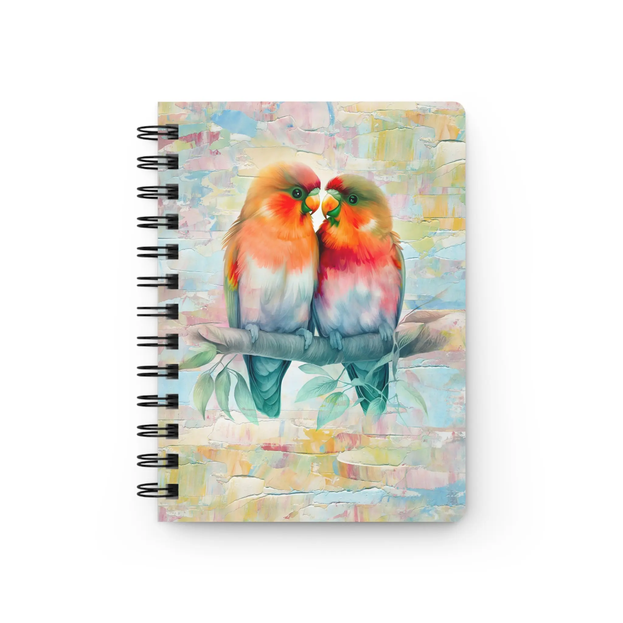 Animal Art Bird - Colorful Abstract Spiral Bound Journal | Art Journal for Writing, Sketching, Gifts, Planner, Daily Diary
