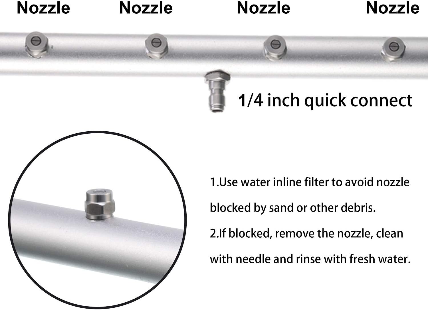16" Undercarriage Cleaner Kit, Pressure Washer Accessory to Clean Cars, Trucks, SUVs, Includes Swivel Caster