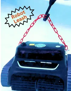 Robot Leash pool vacuum hook loop for retrieving robotic vacuums easily with a hook