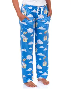 Disney UP Pjs Women's Floating House With Balloons Clouds Pajama Pants