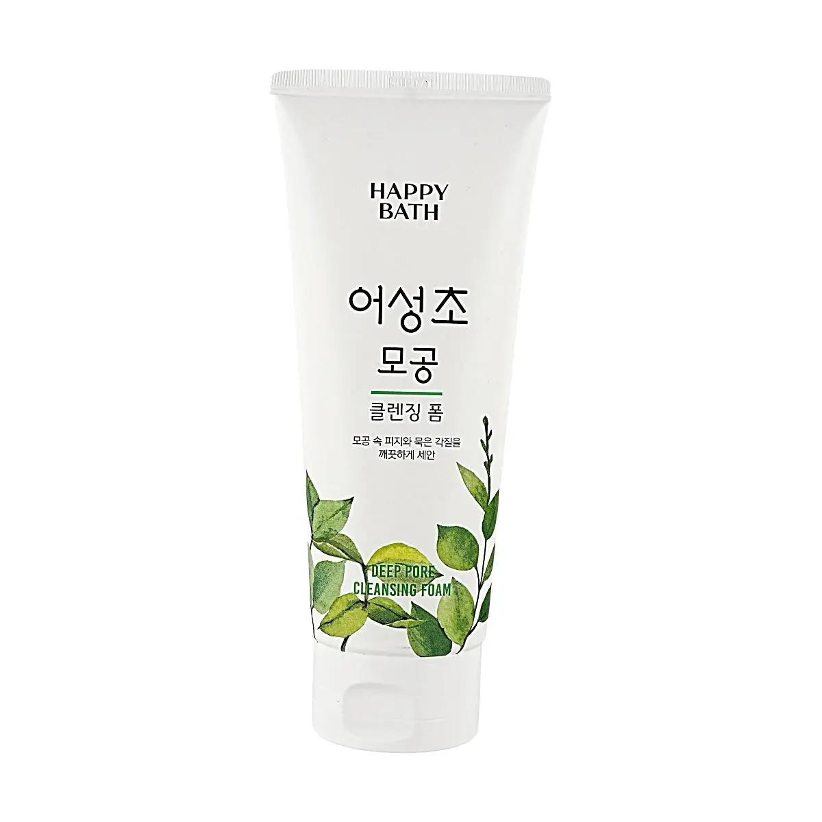 Happy Bath Korean Fermented Mugwort Pore Deep Cleansing Foam 200g - Blackhead Remover & Skin Purifier