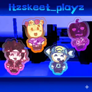 READY TO SHIP | Roblox Arg - Itzskeet_playz | Acrylic Keychain