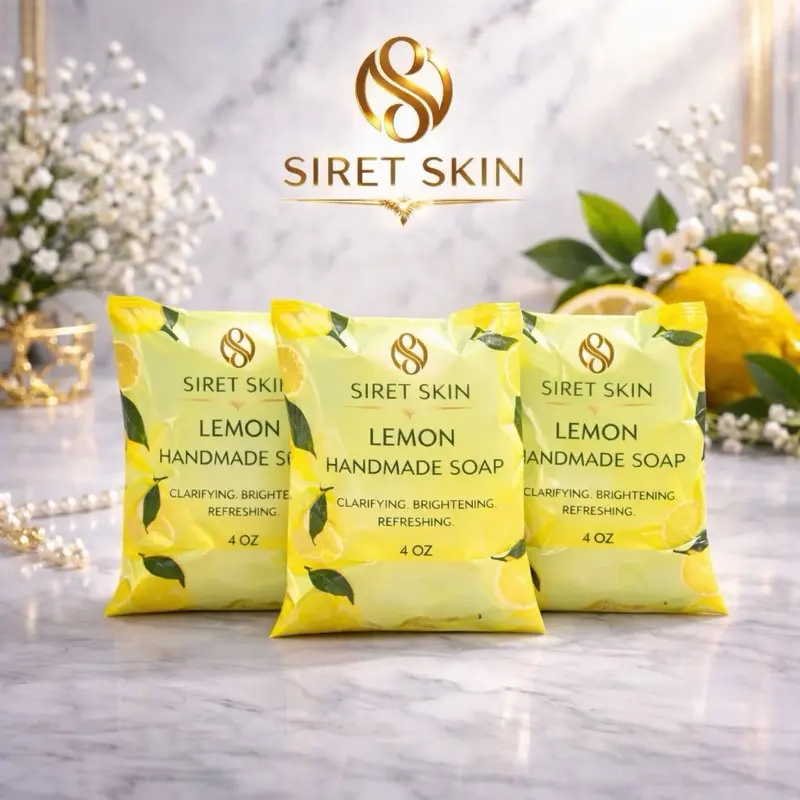 3  Lemon Handmade Soap for Dark Spots & Brightening | Face & Body |