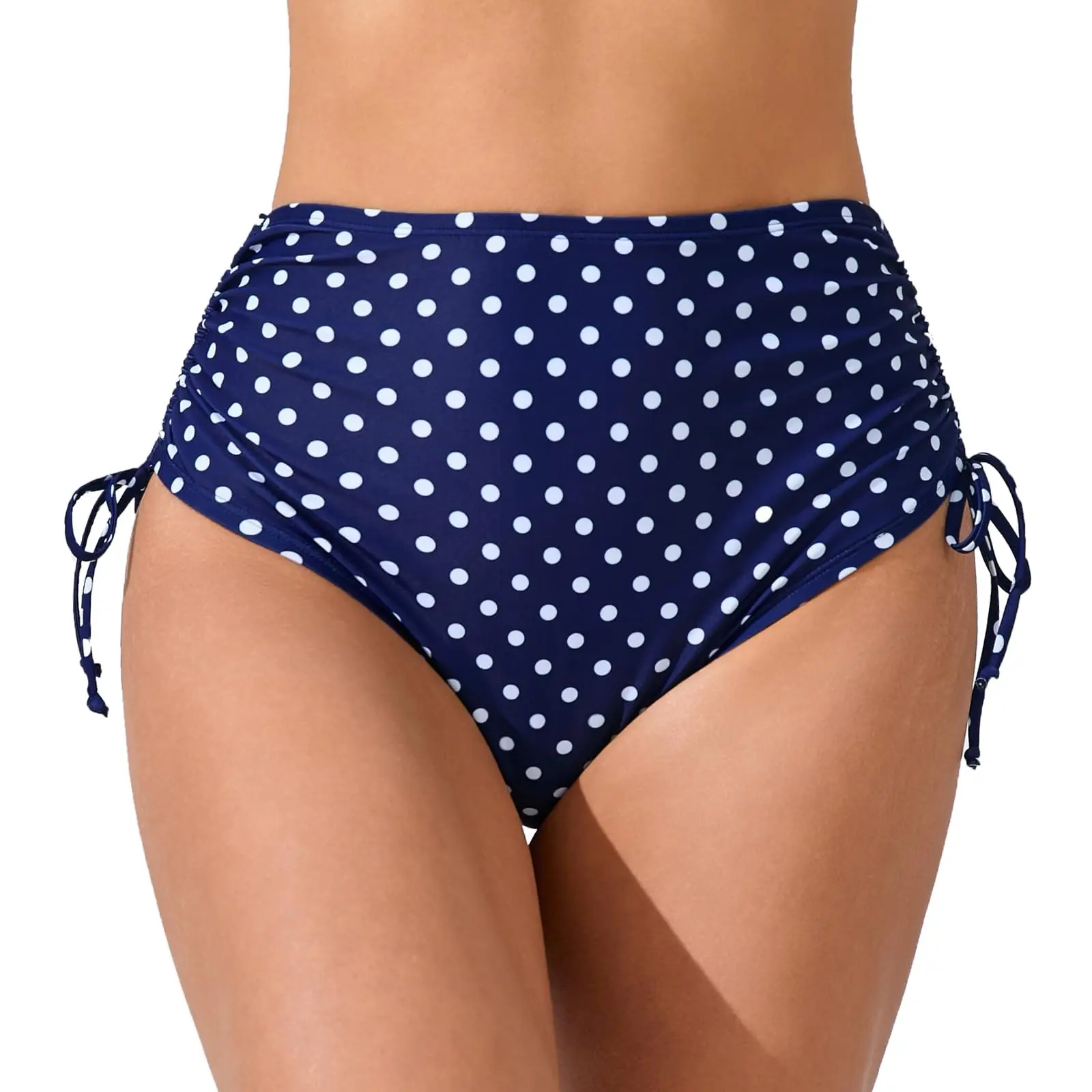Navy/Polka Dot