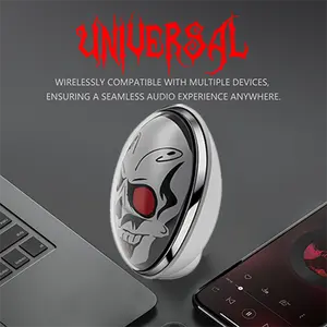 Skull Mask Portable Wireless Mini Bluetooth Speaker, Stereo Audio, Long-lasting Battery.USB Type-C Charging.Portable Bluetooth Speaker with HD Soundeen Gift