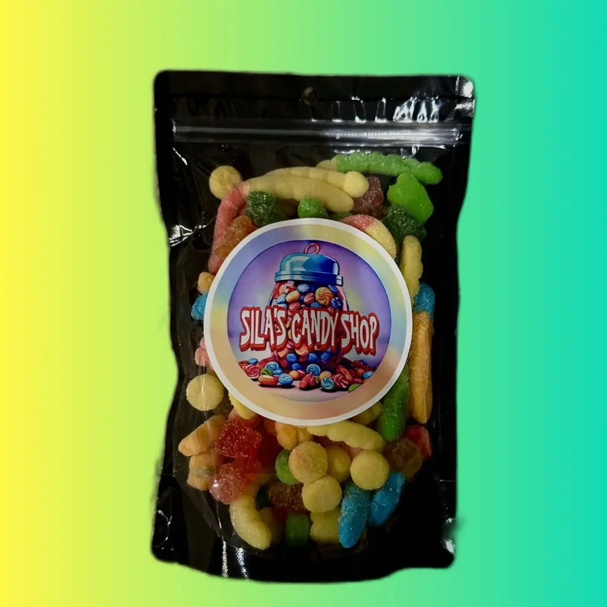Albanese Sour Gummies Mix - Variety of Flavors -1 or 2 Ib - candy , gummies
