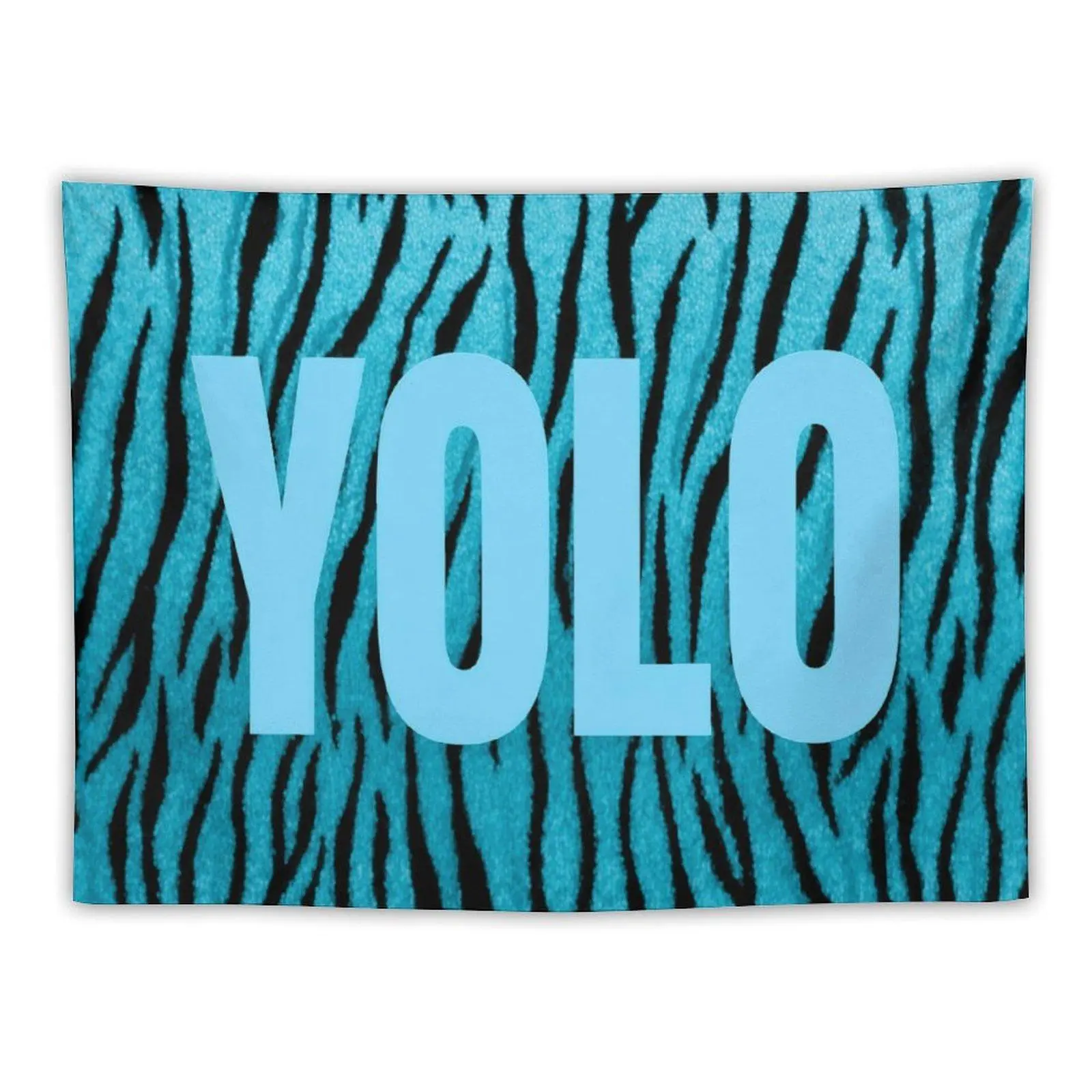 YOLO Y2K Tapestry, Aesthetic Dorm Room Decor, Retro Wall Hanging for Teen Bedroom, College Dorm & Apartment Décor