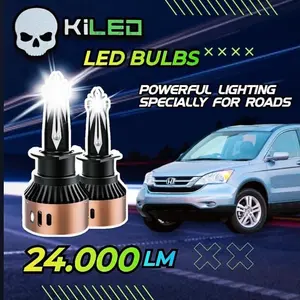 KILED LED Car Lights 24000LM Advanced German Technology Powerful Lighting for Roads Lifetime Warranty
