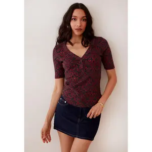 Printed Raya Top