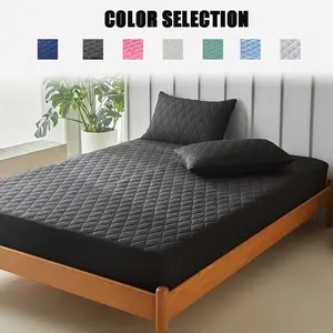 King/queen Size Waterproof Bed Sheet, Breathable Material for All-Night Comfort, Durable Design, Easy Care, Deep Pocket, Light, Waterproof Fitted Sheet