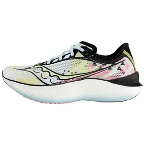 Saucony Endorphin Pro 3 Carbon Plate Running Shoes for Men and Women with Breathable Synthetic Leather and Cushioned Grip