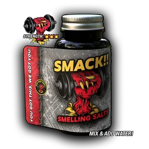 Beast Coast Barbell OG Smelling Salts - Unactivated Smack Salts for Big PRs - Mix to Activate Formula - Extreme Potency for Lifters & Athletes