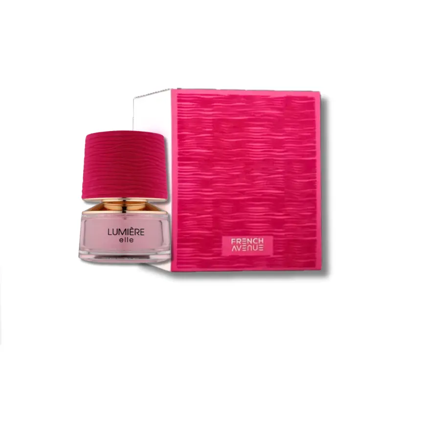 Fragrance World French Avenue Lumiere Elle Eau de Parfum, an Aromatic Floral Amber & Woody Unisex Fragrance, 3.4 fl oz, Ambery Woody Fragrance, Aromatic Floral Fragrance