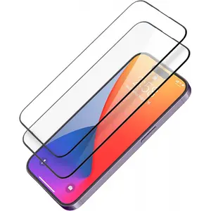 (3ps)Screen Protector Compatible with iPhone 17 16 15 14 13 12 11 pro max plus(3-Pack), 9H Tempered Glassc