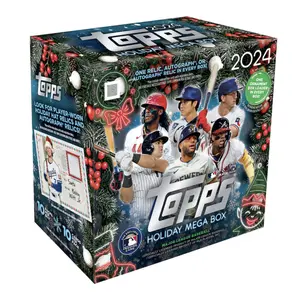 2024 Topps Holiday Baseball Factory Sealed Mega Box