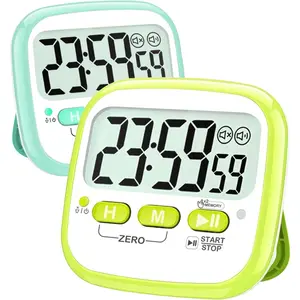 X-TIM25 2 Pack Classroom Timers for Kids Teachers, Magnetic Countdown Digital Kitchen Timer for Cooking, Study, Exercise, Work - Battery Included Set Utensils
