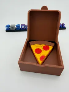 A slice of Pizza in a Pizza Box