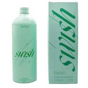 NOBS Mouthwash - Herbal Rejuvenation 16 fl oz - Botanical Ingredients for Fresh Breath and Oral Hygiene