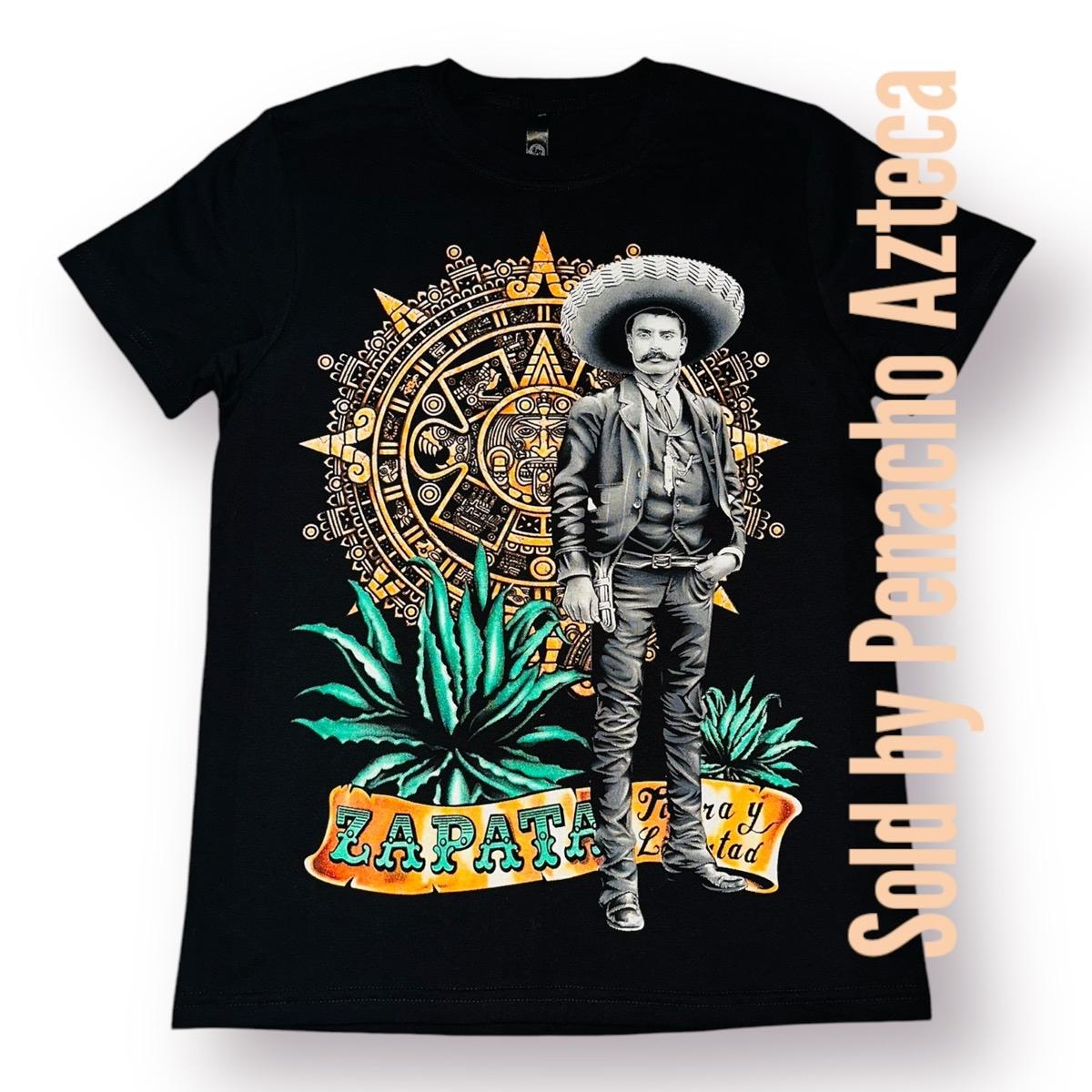 Emiliano Zapata Men's Wear T-shirt Neon Design - Authentic Men's Top - Menswear Stylish Tshirt