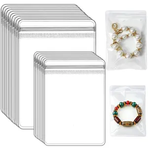 Small Plastic Bags, Mini Baggies, Clear Plastic Jewelry Thick Self Sealing PVC Bags, Resealable Poly Baggies for Pill, Beads, Screws, Packaging