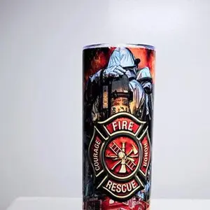 Fire Fighter, Police, Military & Veteran Variety 20oz Stainless Steel Tumbler noleak tumbler