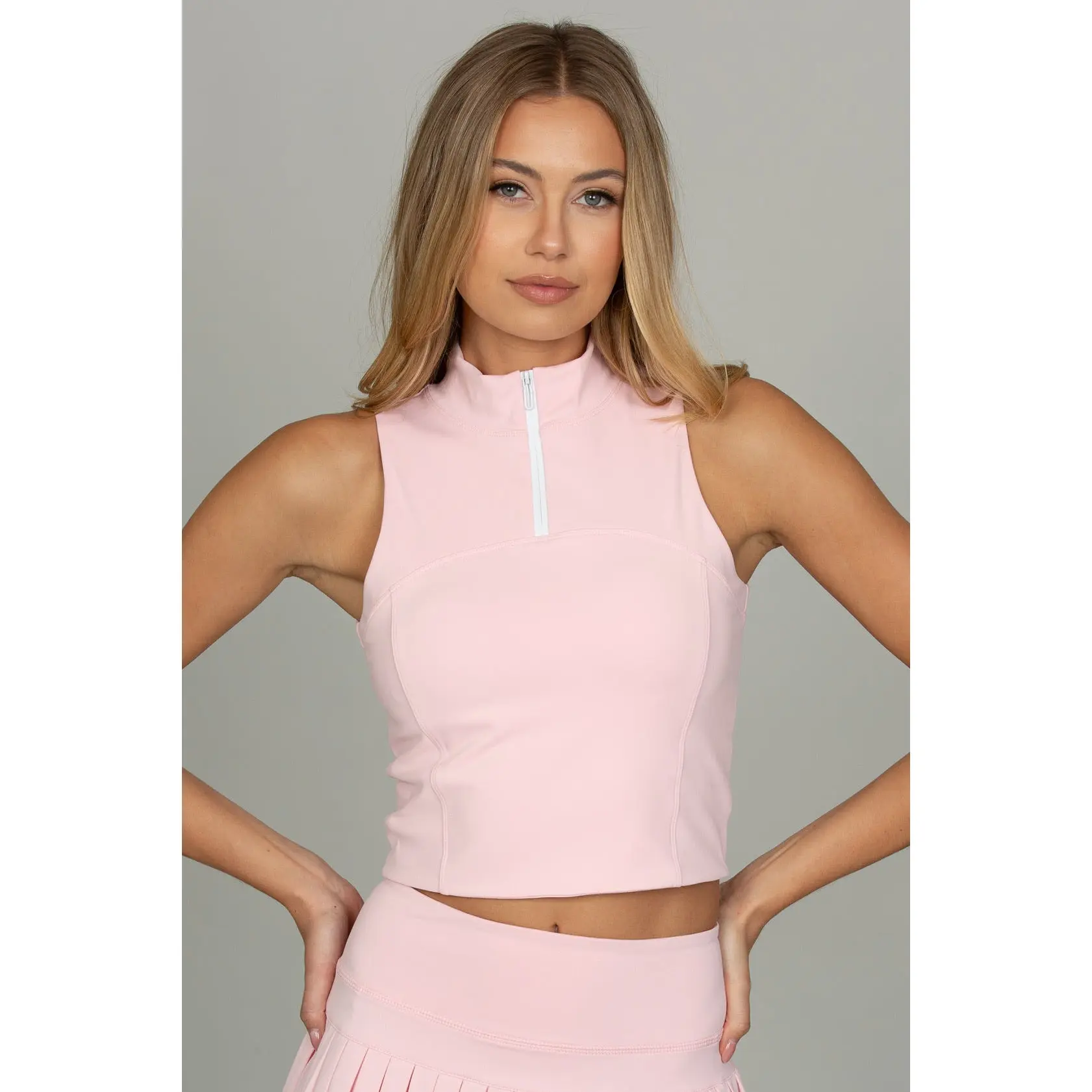Almond Blossom Day to Night Quarter-Zip Top