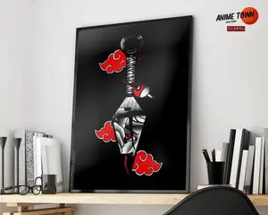 Naruto Uchiha Itachi Genjutsu Kunai Poster