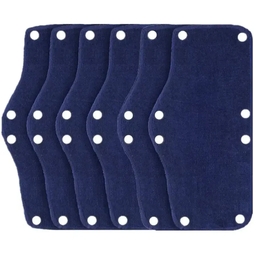 Industrial Hard Hat Sweatband - Cotton Liner, Easy-to-Use Design, Fits Most Industrial Hard Hats, Safety Gear Accessory (Blue), Safety Equipment, Work