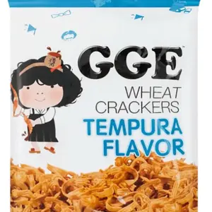 GGE Tempura Flavor Wheat Cracker- Crispy Snack, Asian Snack (80g)