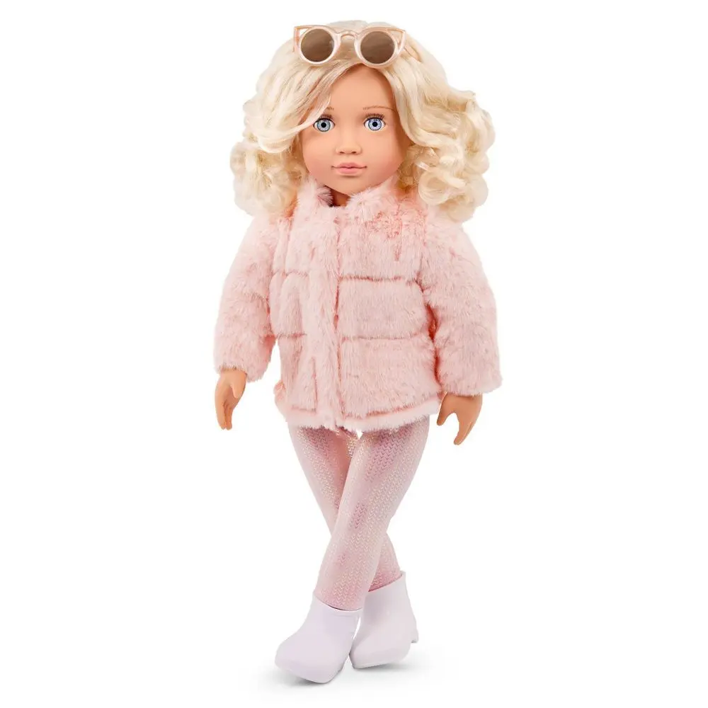 Our Generation Ava 18" Fashion Doll with Pink Faux-Fur Coat Outfit Our Generation Ava 18" Fashion Doll with Pink Faux-Fur Coat Outfit