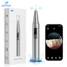 CURVY MOON Ergonomic Portable Oral Irrigator Teeth Cleaner - 5 Cleaning Modes, 4 Visual Cleaning Heads with UV-LED Lights, 10 Min USB-C Fast Charging, IPX6 Waterproof, 90-Day Battery Life, Adjustable Intensity, Plaque Removal for Home & Travel,sohoc,sohoc