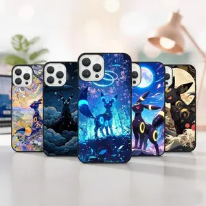 Umbreon Art Phone Case Compatible with iPhone 17, 16, 15, 14, 13, 12, 11, X & Galaxy