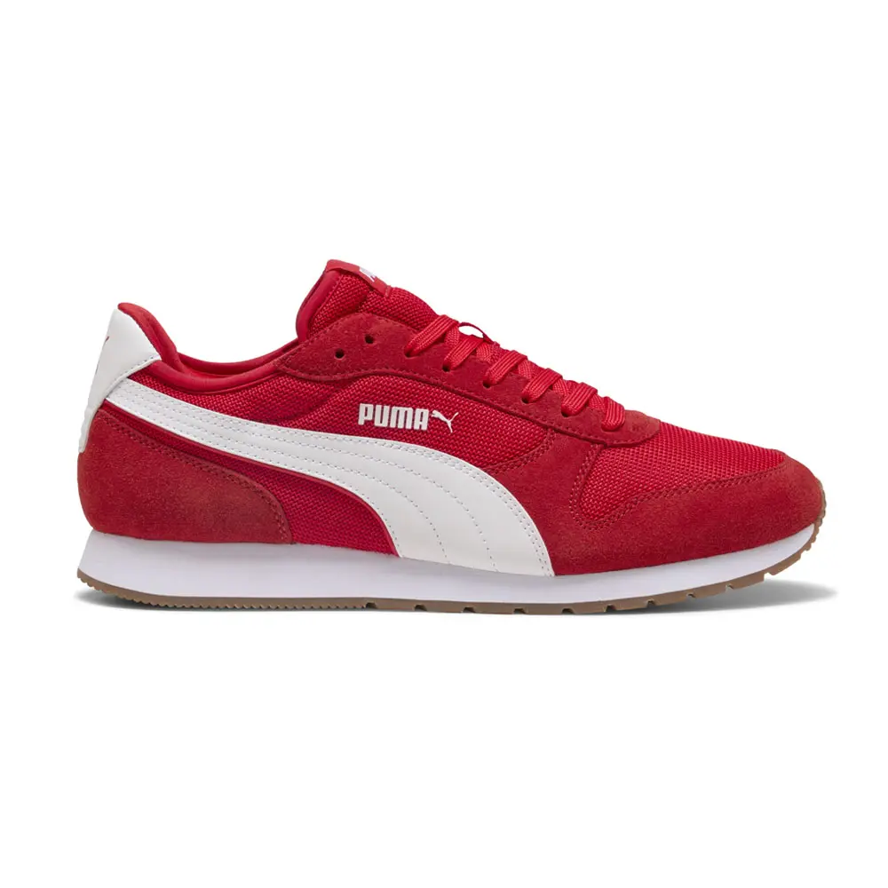 PUMA Mens St Miler Lace Up Sneakers Shoes Casual - Red