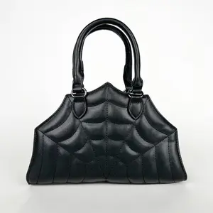 Quilted Spiderweb Retro Convertible Handbag