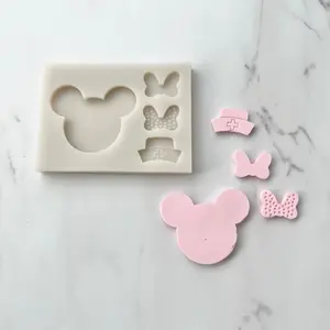 MICKEY SILHOUETTE WITH VARIETY BOW MOLD