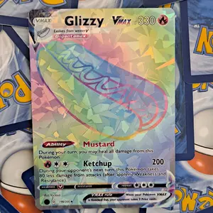 Rainbow Glizzy Pokemon Card -  Rainbow Glizzy custom art card