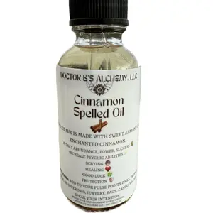Cinnamon Spelled Oil for Attracting Money, Success, Power 1oz