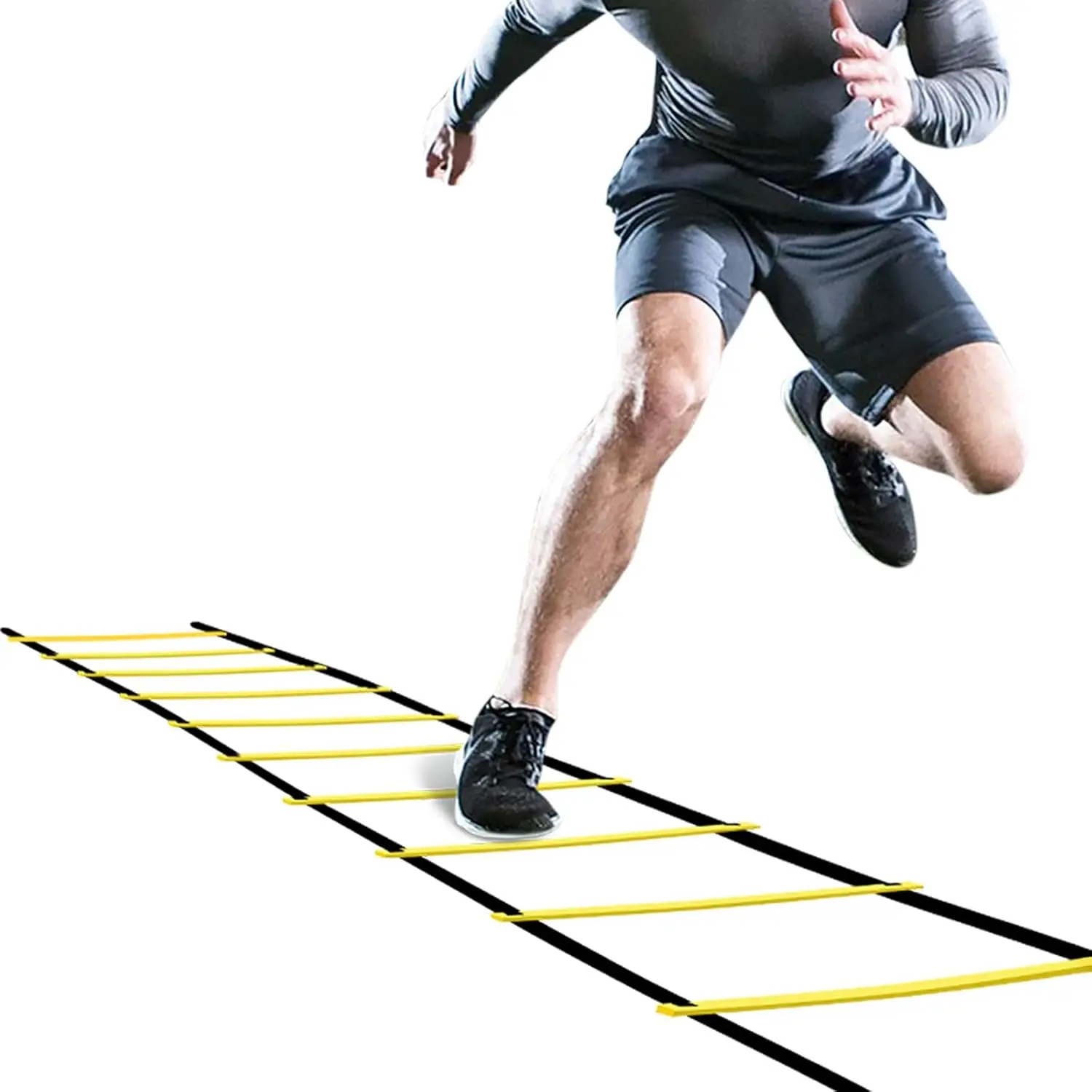 Deal -Pro Agility Ladder Agility Training Ladder Speed 12 Rung 20ft with Carrying Bag.