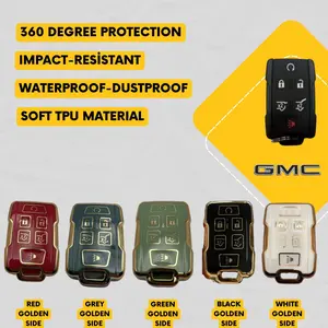 CHEVROLET-GMC 6-Button Key Fob Cover for Silverado, Sierra, Yukon